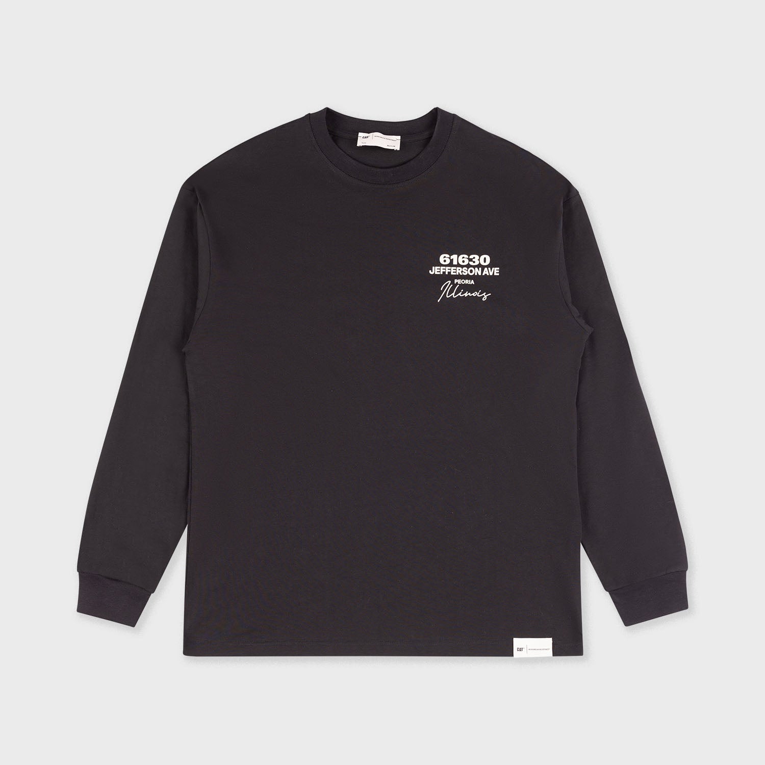 CAT WWR | 61630 Jefferson Ave L/L T-Shirt Black