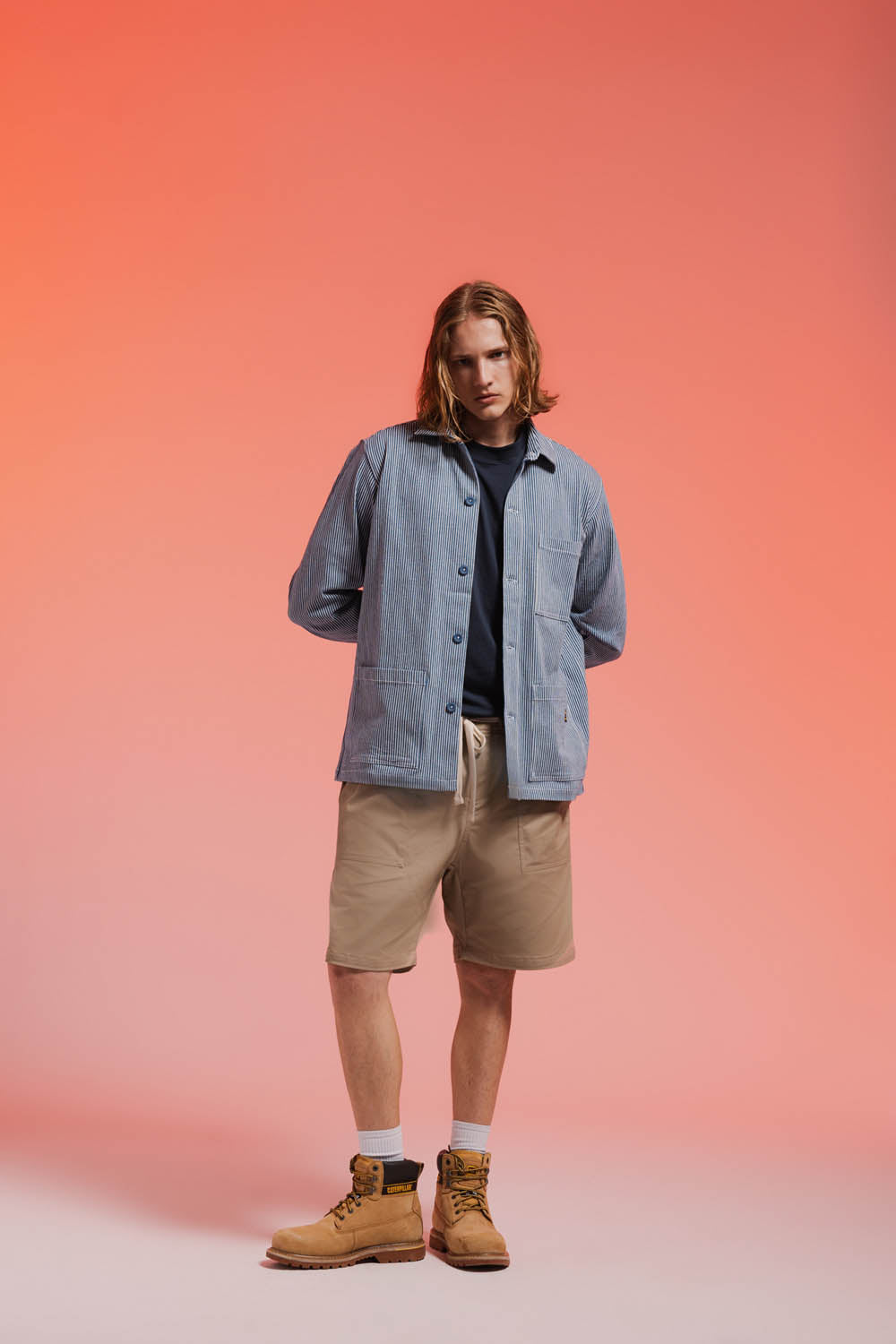 Denim Stripes Overshirt