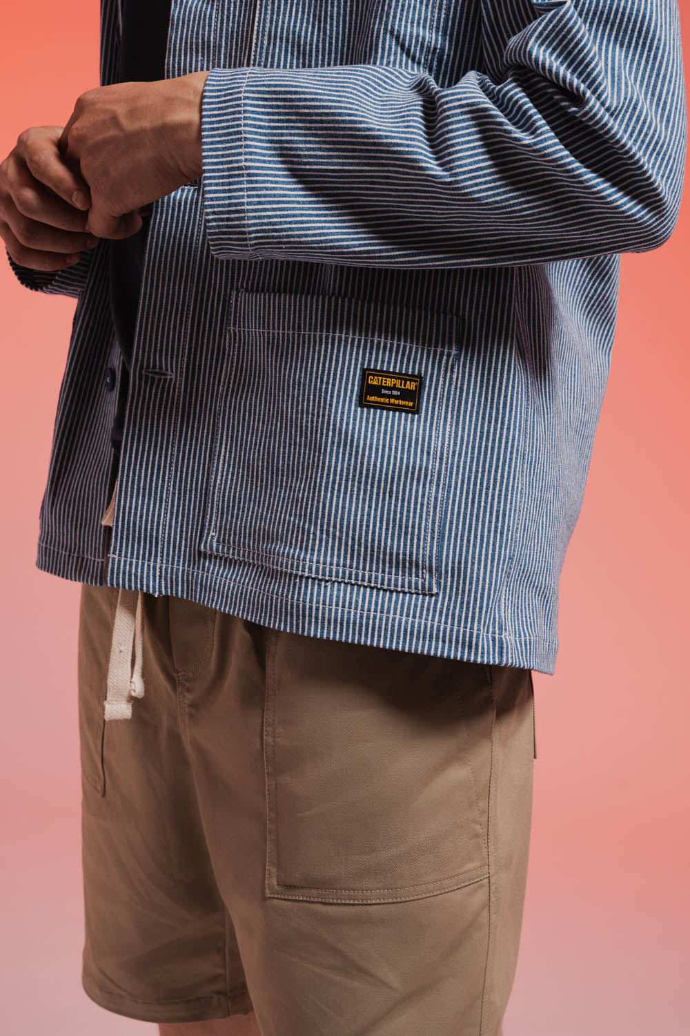 Denim Stripes Overshirt
