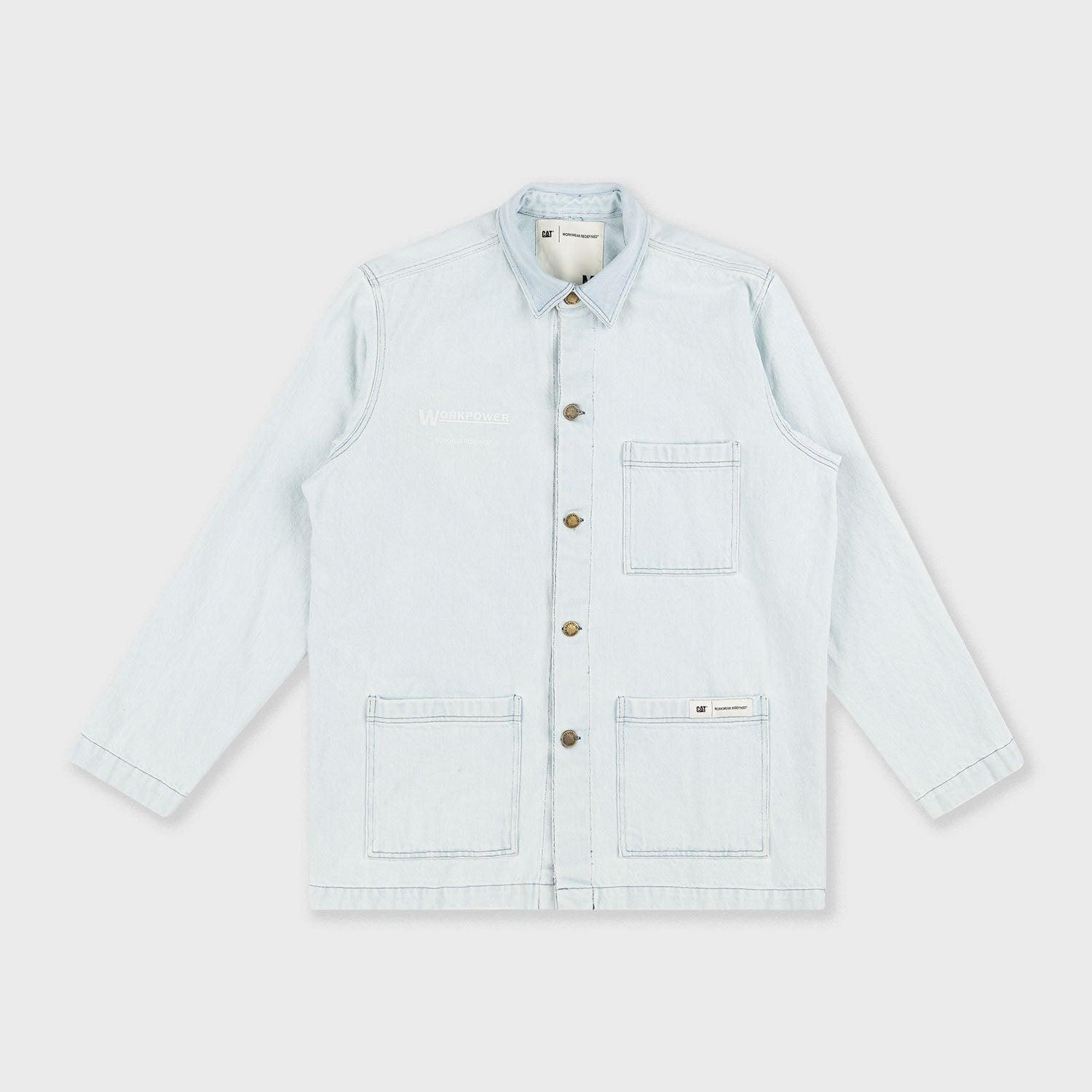 CAT WWR | Light Wash Denim Overshirt Light Wash