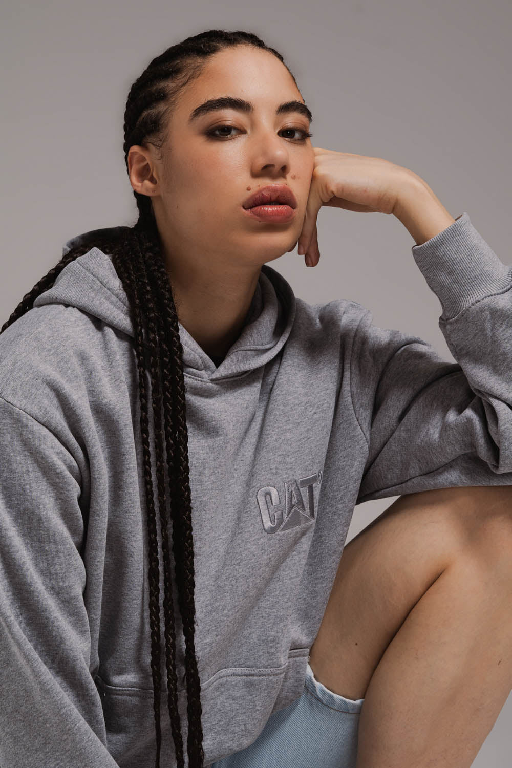 Tonal Logo Hoodie