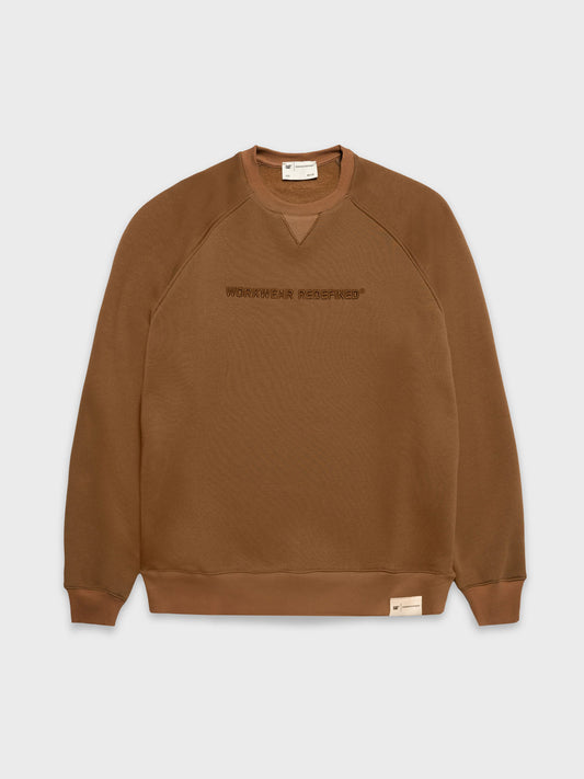 Workwear Redefined Embroidery Crewneck Fleece