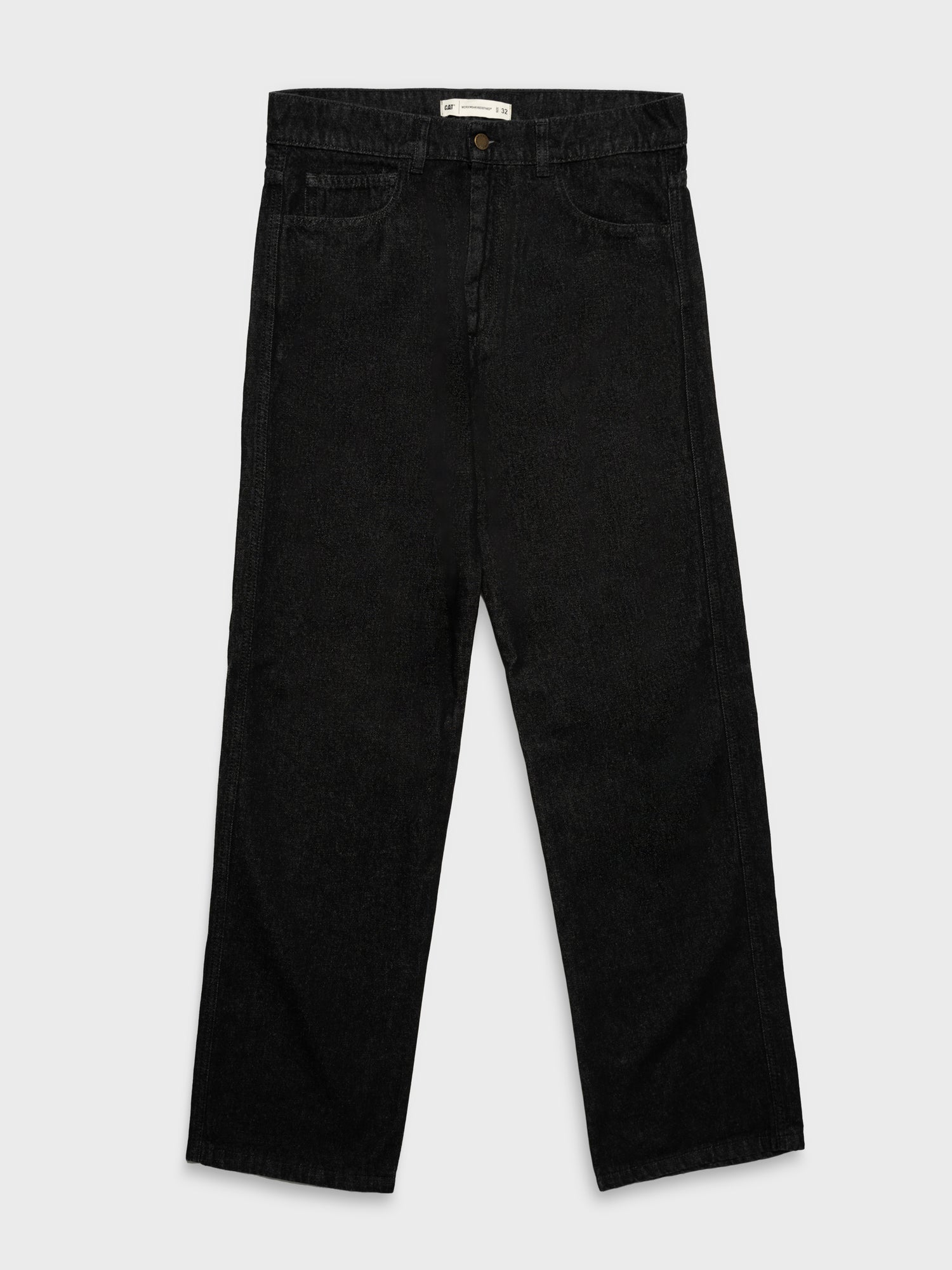 Black Denim 5 Pkt Pant
