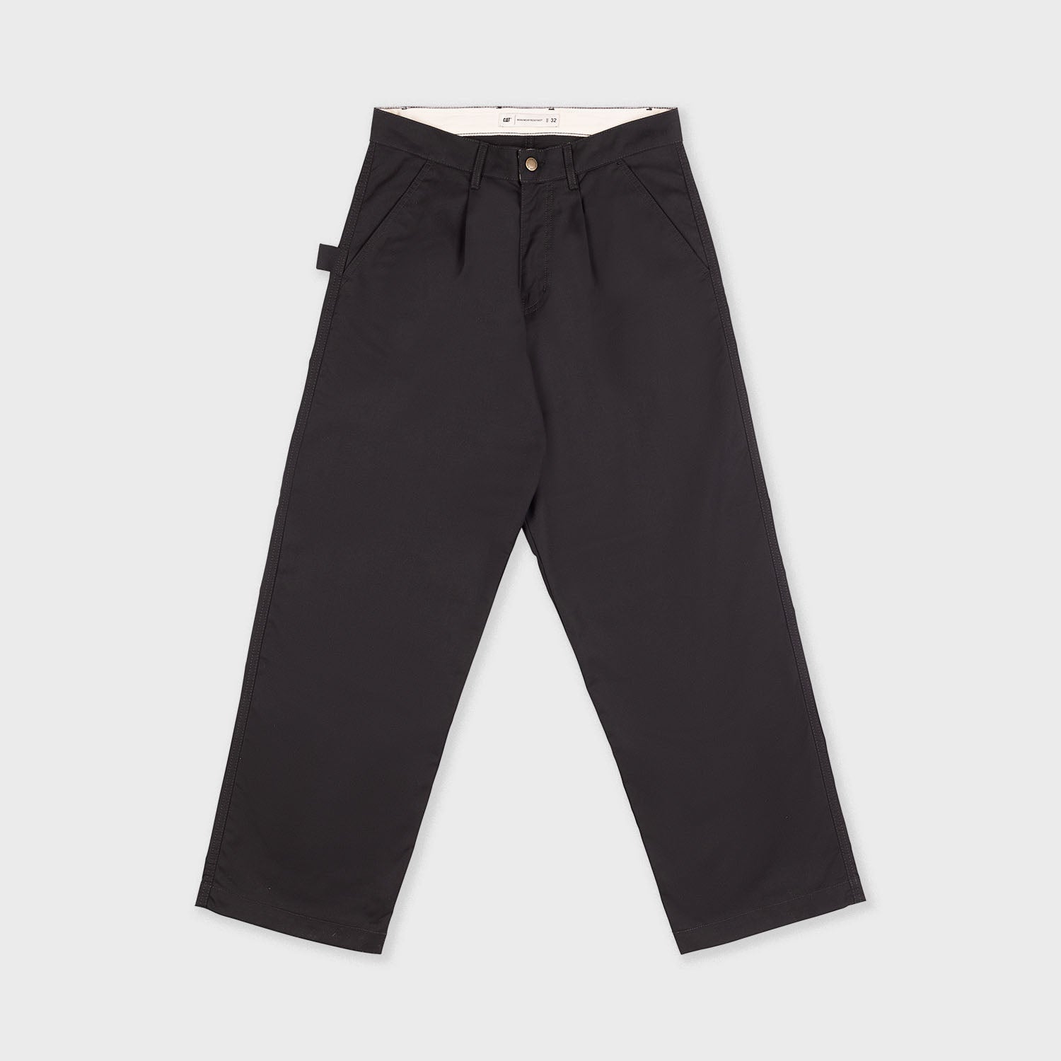 CAT WWR | Klopman Twill Chino With Pinces Black