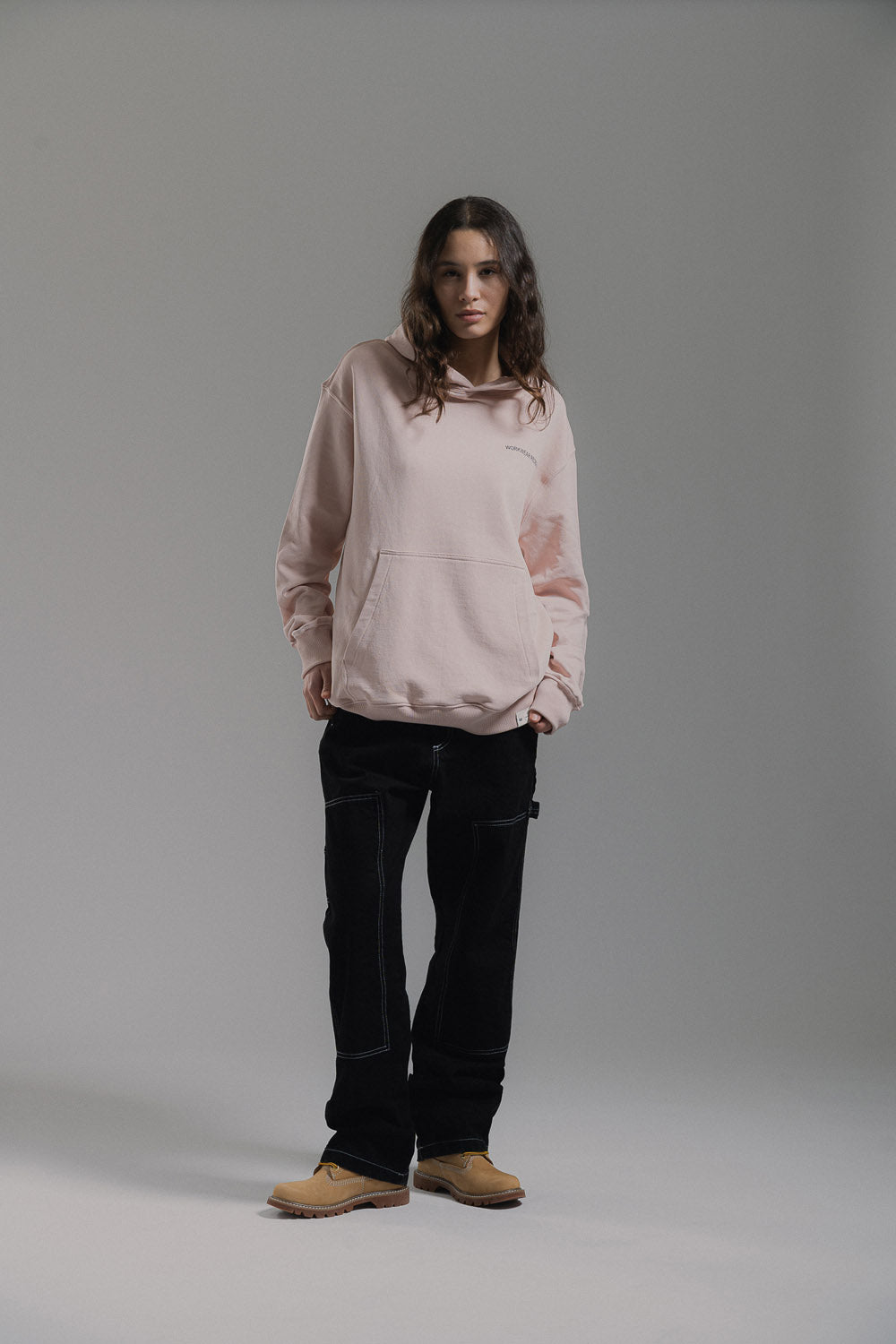 Workwear Redefined Print Hoodie Fleece