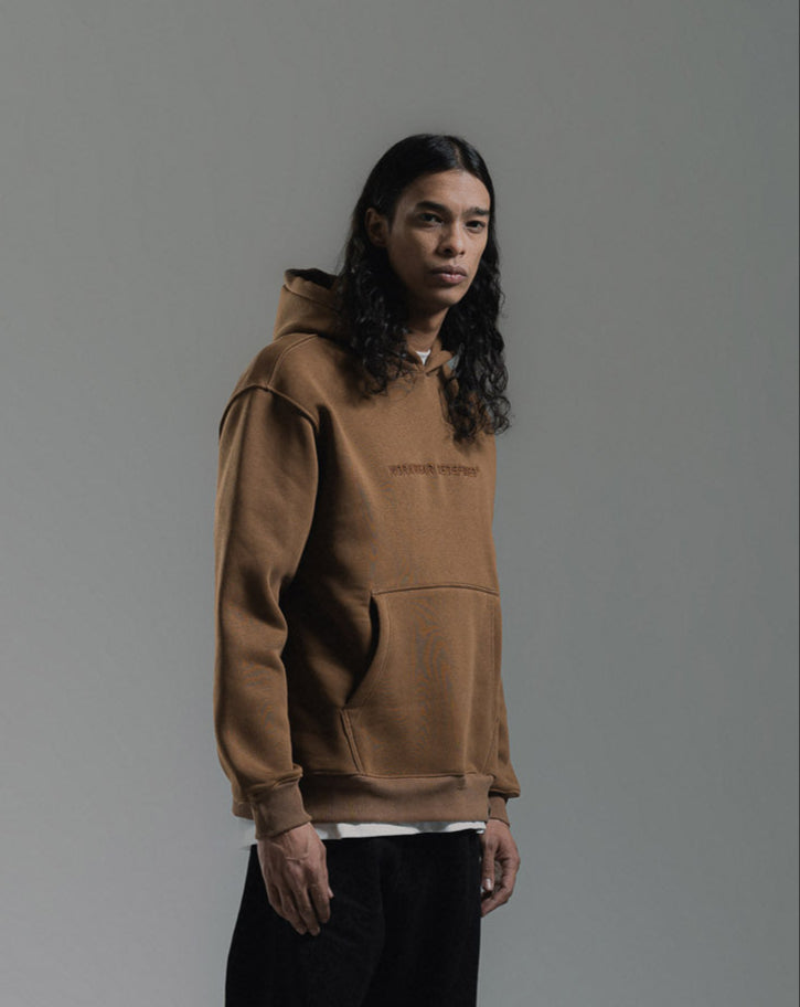 Workwear Redefined Embroidery Hoodie Fleece