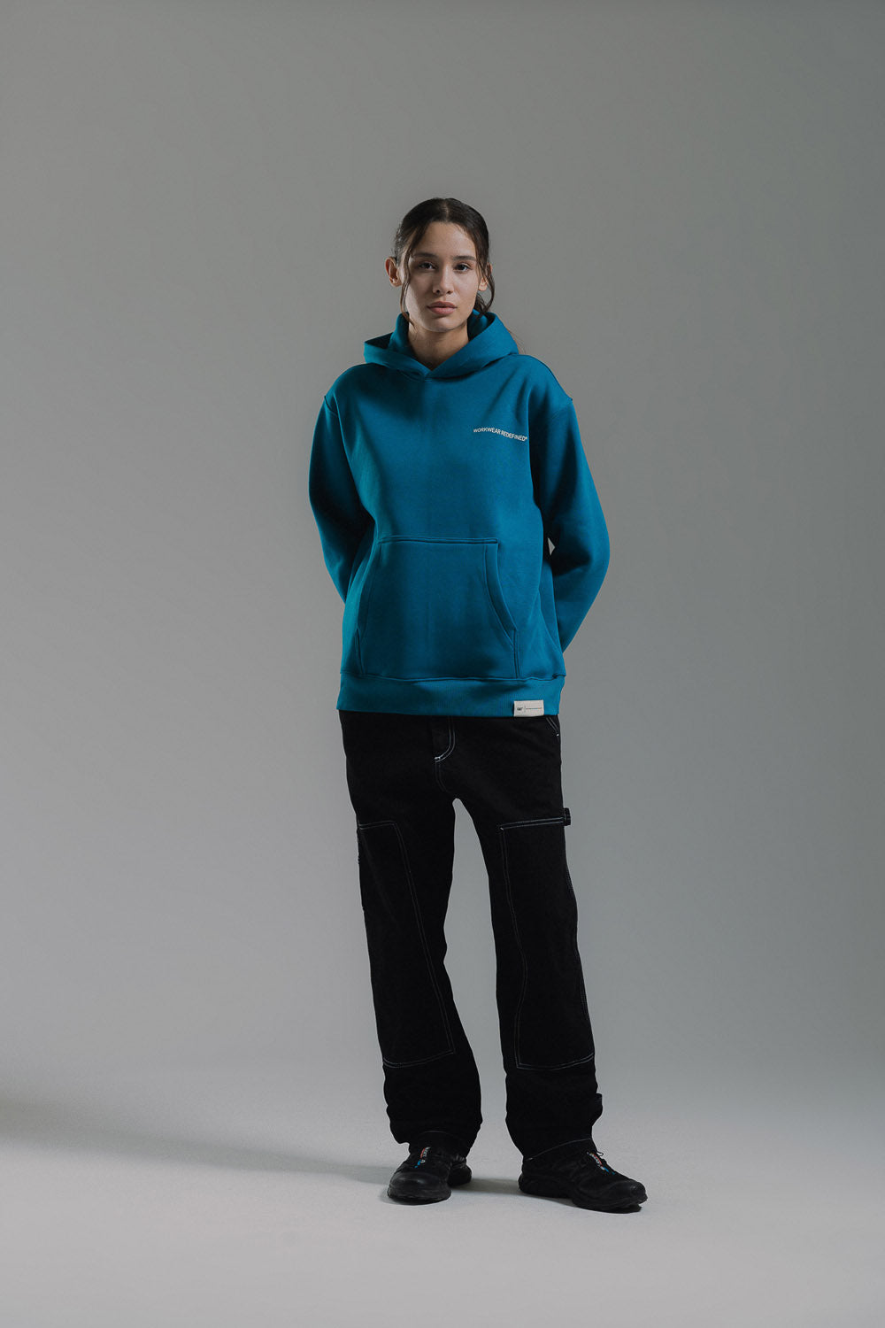 Workwear Redefined Print Hoodie Fleece
