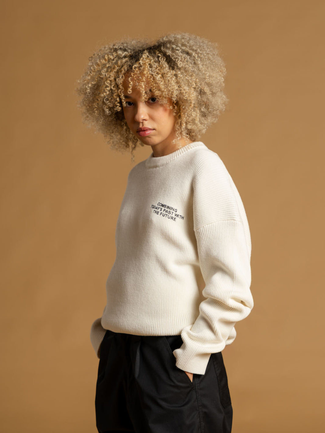 Past And Future Cotton Crewneck