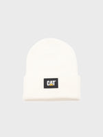 Cat Label Cuff Beanie