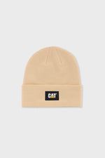Cat Label Cuff Beanie
