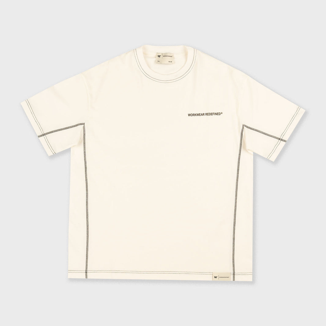 Workwear Redefined Contrast Stitch T-Shirt