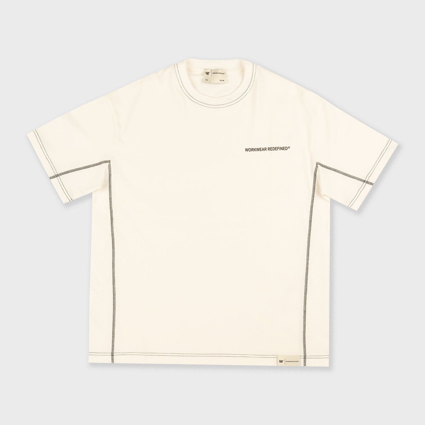 Workwear Redefined Contrast Stitch T-Shirt