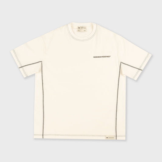 Workwear Redefined Contrast Stitch T-Shirt
