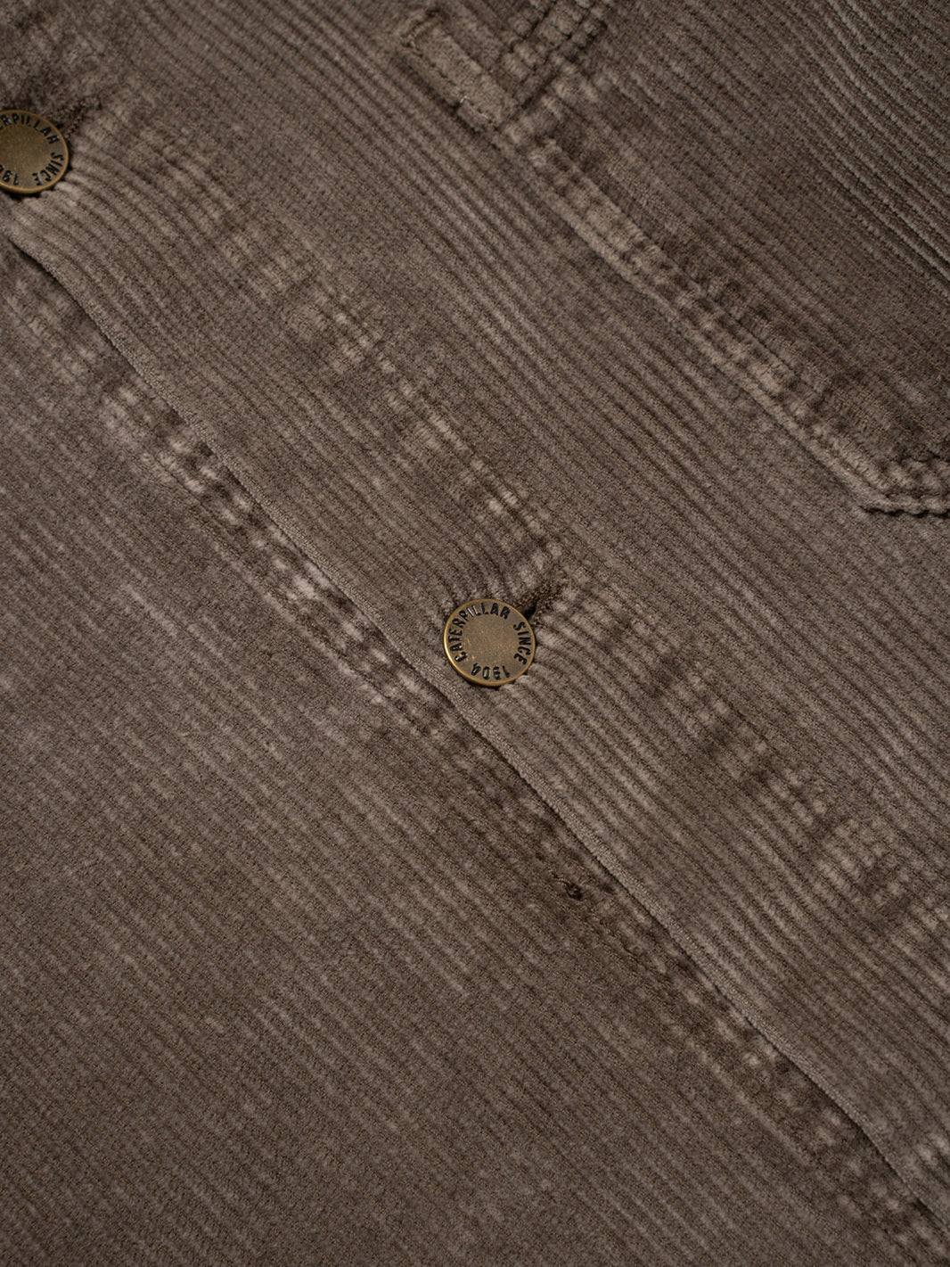 Corduroy Overshirt With Acid Wash