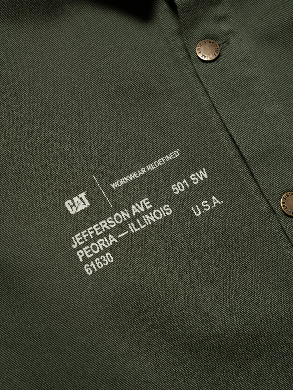 Printed Twill Overshirt