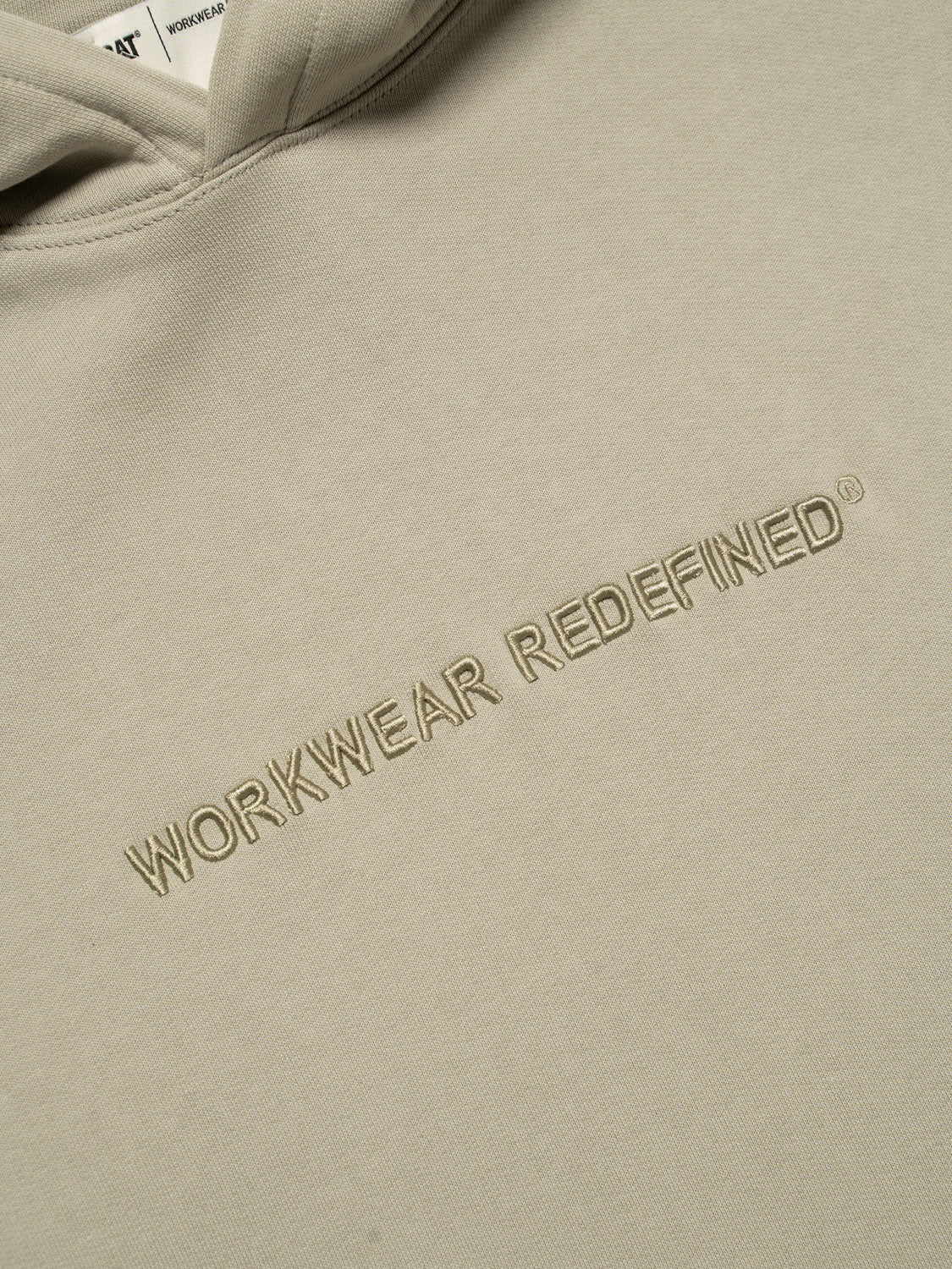 Workwear Redefined Embroidery Hoodie Fleece