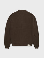 Half Neck Ribbed Knit