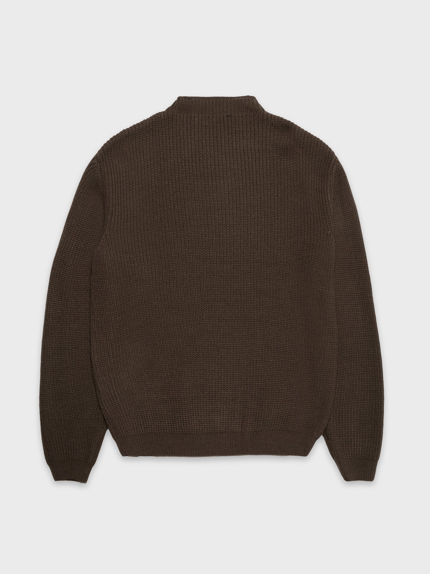 Half Neck Ribbed Knit