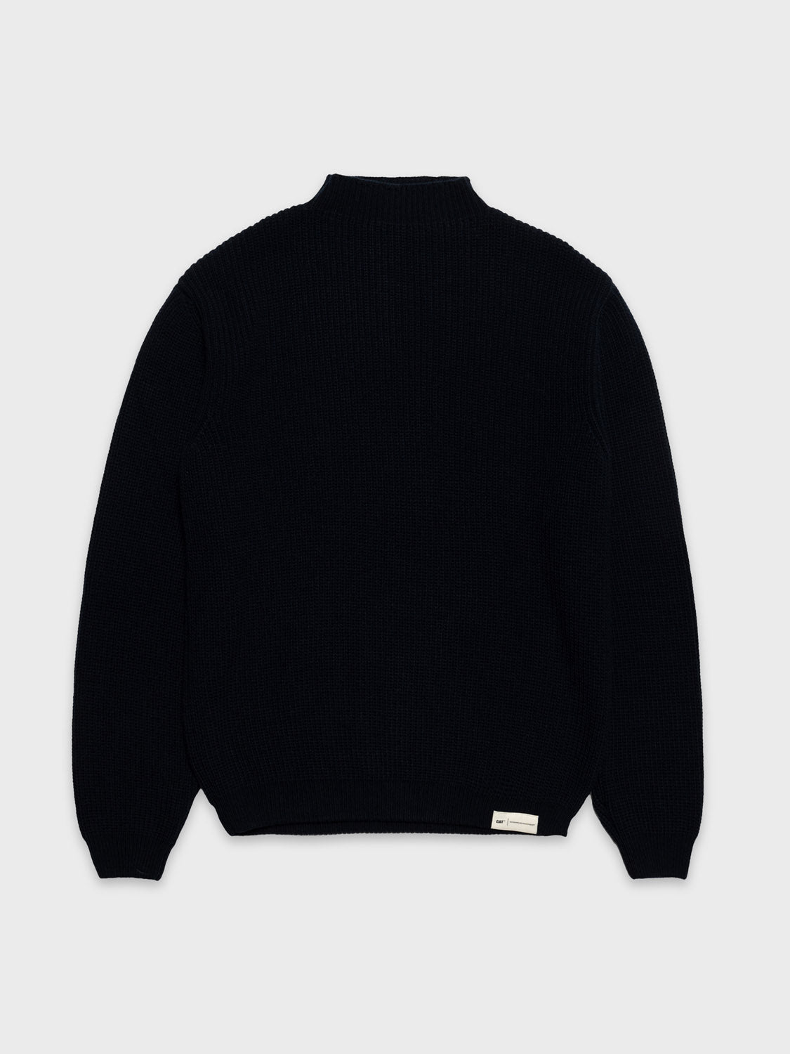 Half Neck Ribbed Knit