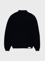 Half Neck Ribbed Knit