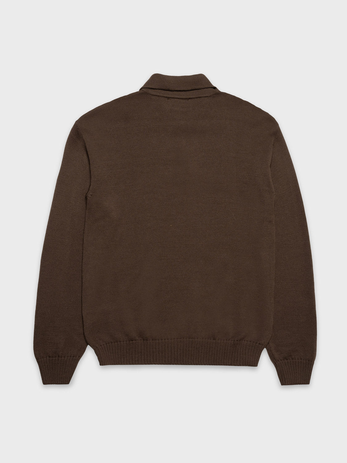 maron　② Wool and cashmere jumper with zip, brown bronze | Max Mara