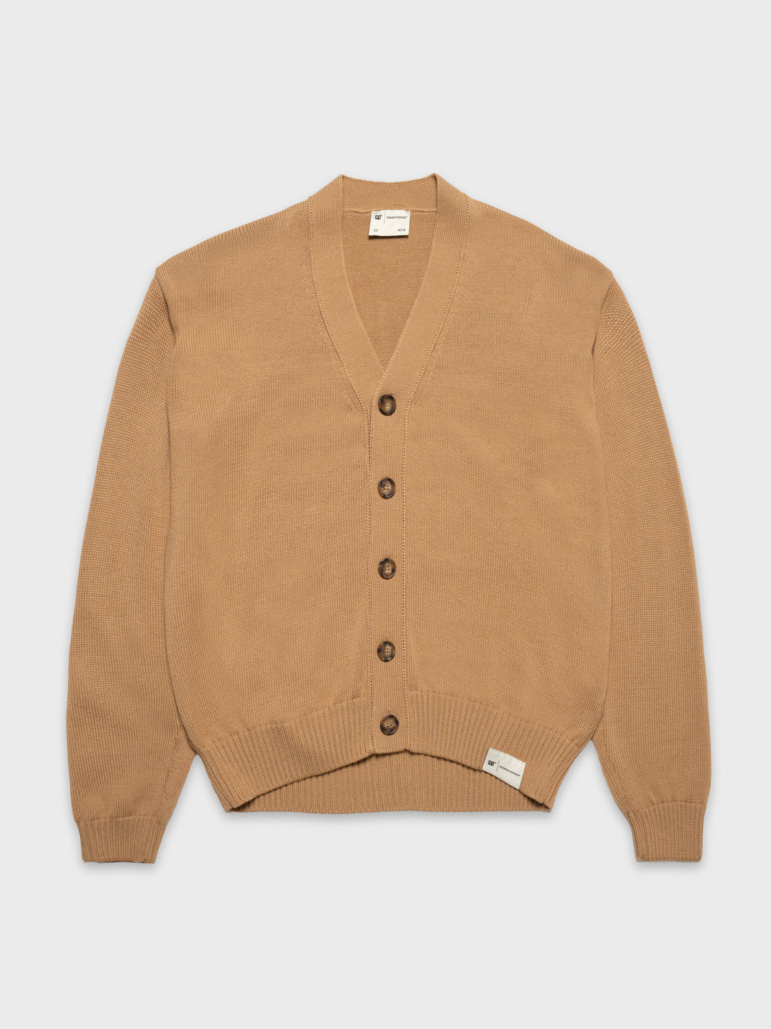 CAT WWR | Cardigan Jaquard Camel