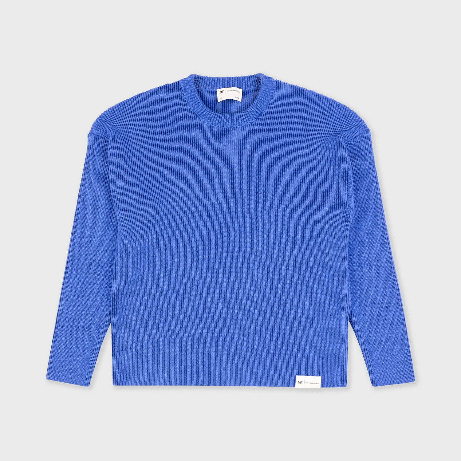 Past And Future Back Print Cotton Crewneck