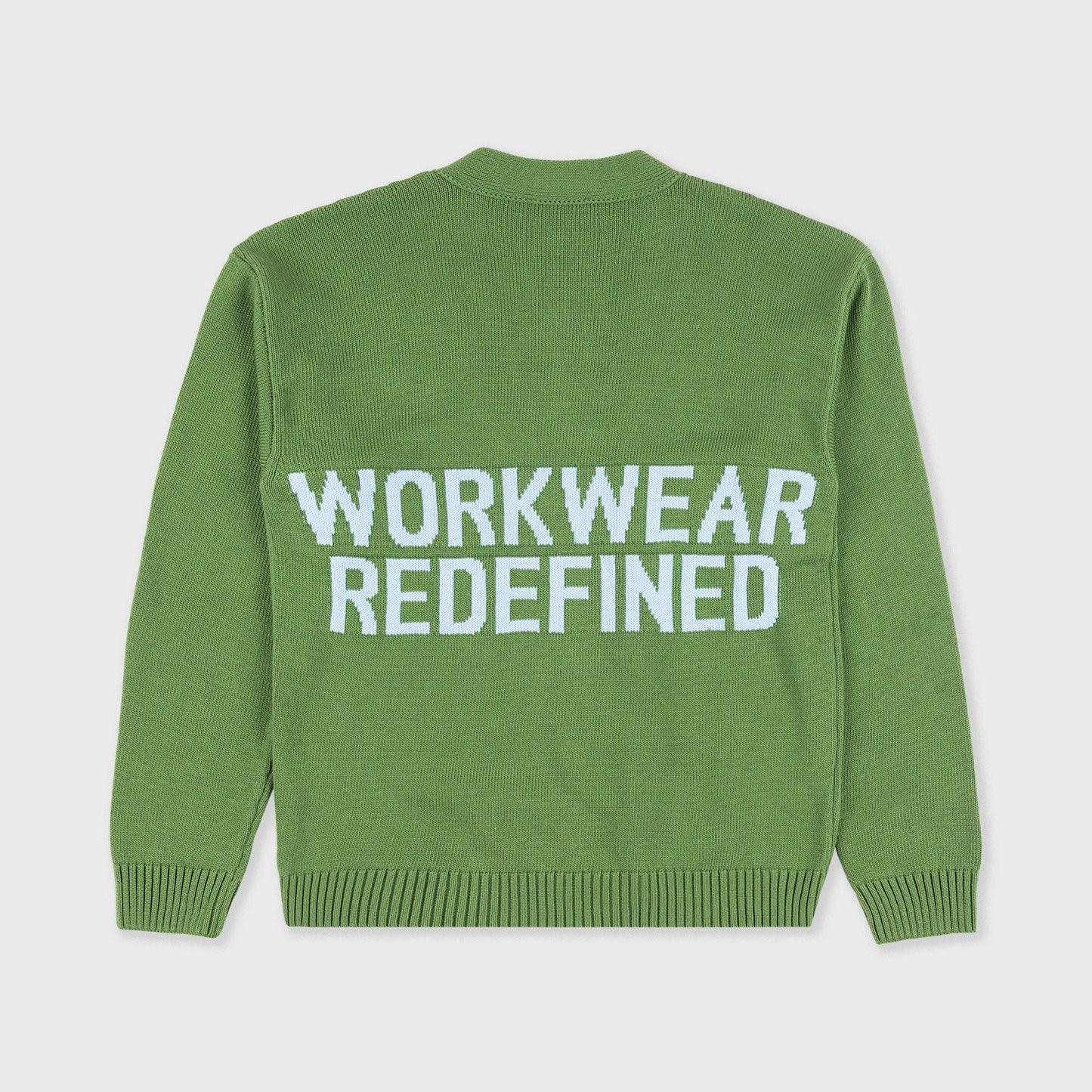 Workwear Redefined Cardigan With Jacquard