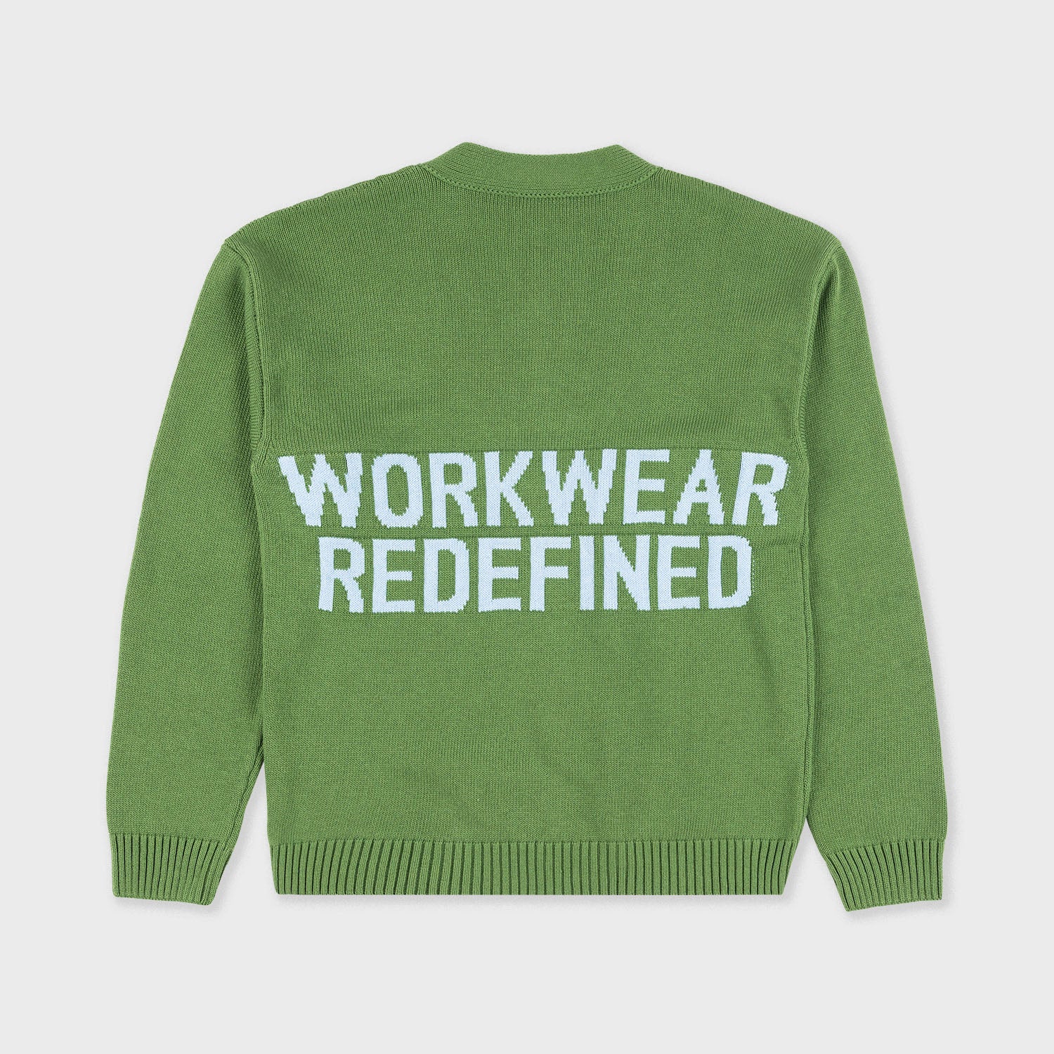 Workwear Redefined Cardigan With Jacquard