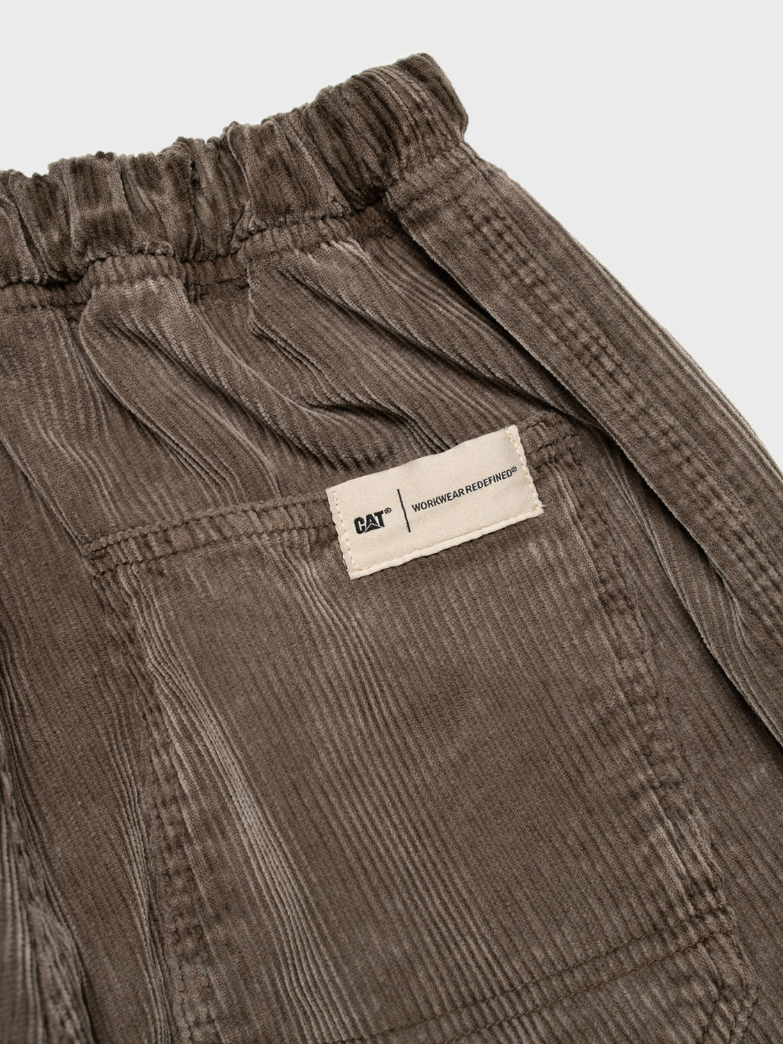 Corduroy Clip Pant With Acid Wash