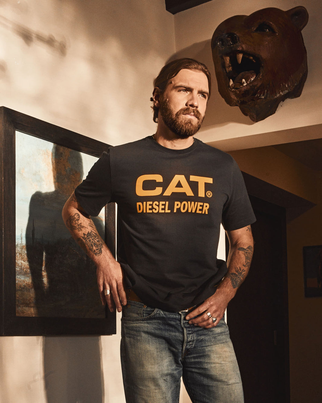 Avery Ranch X Cat S/S Diesel Power Tee