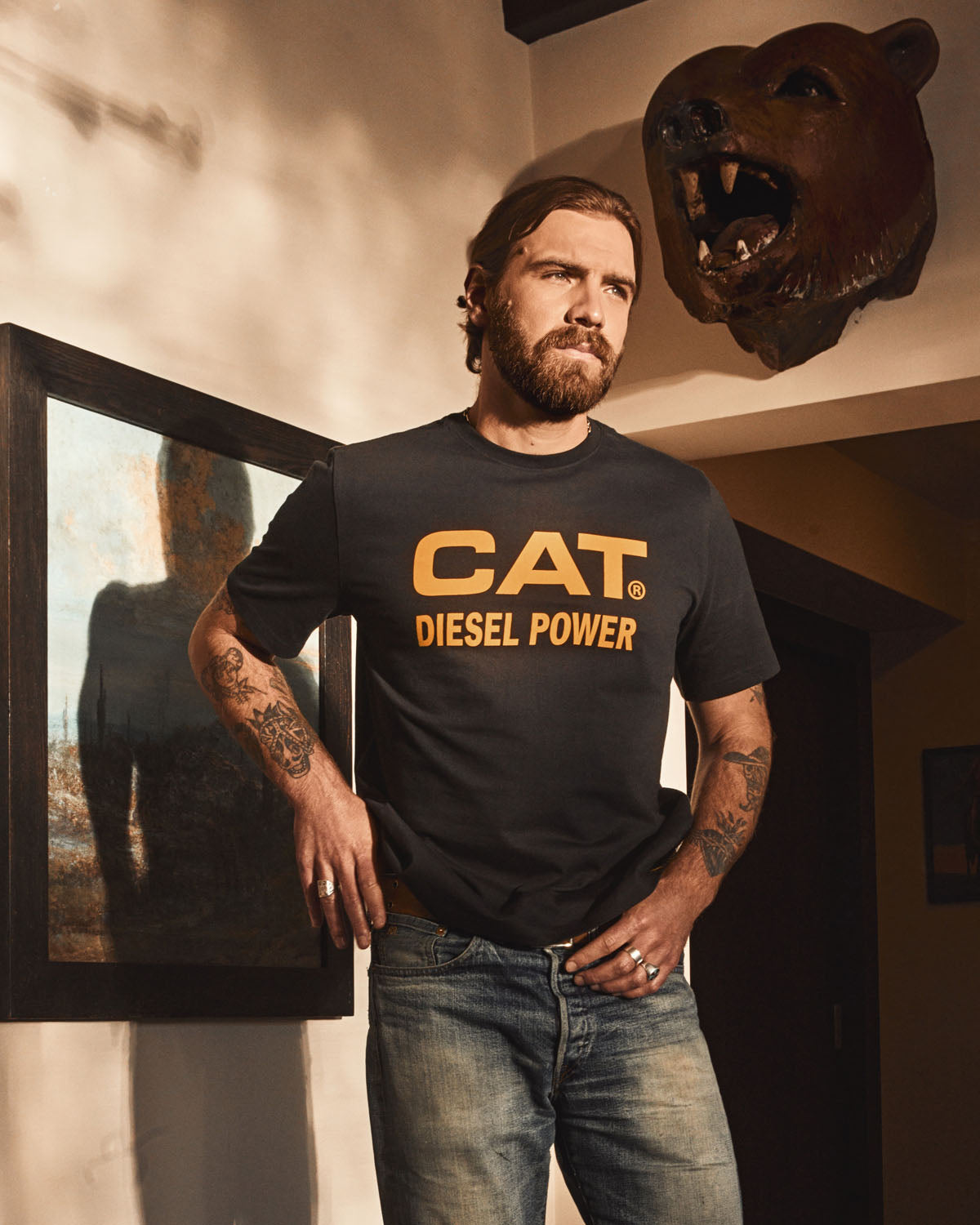 Avery Ranch X Cat S/S Diesel Power Tee