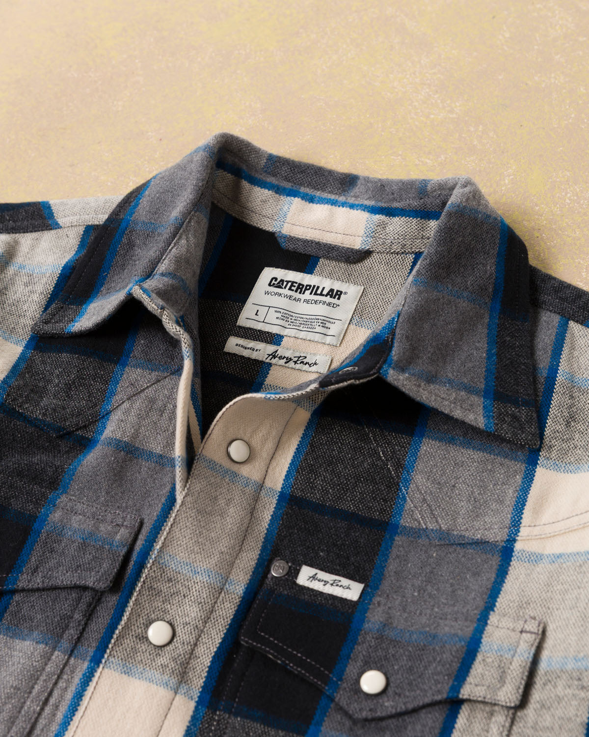 CAT WWR | Avery Ranch X Cat Flannel Shirt Oatmeal Cream