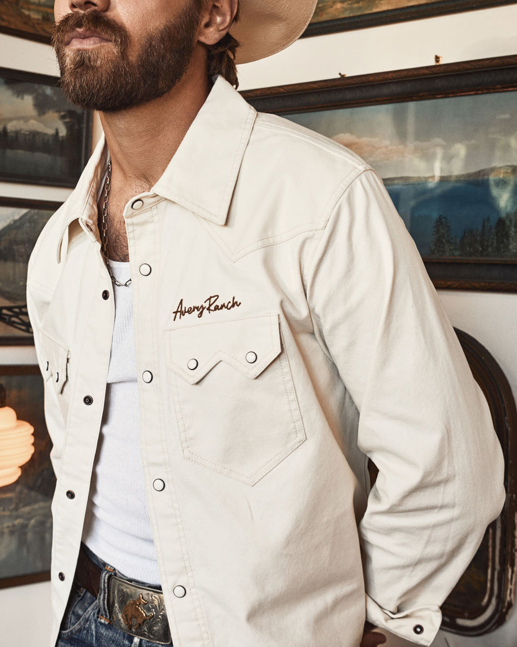 Avery Ranch X Cat Canvas Shirt
