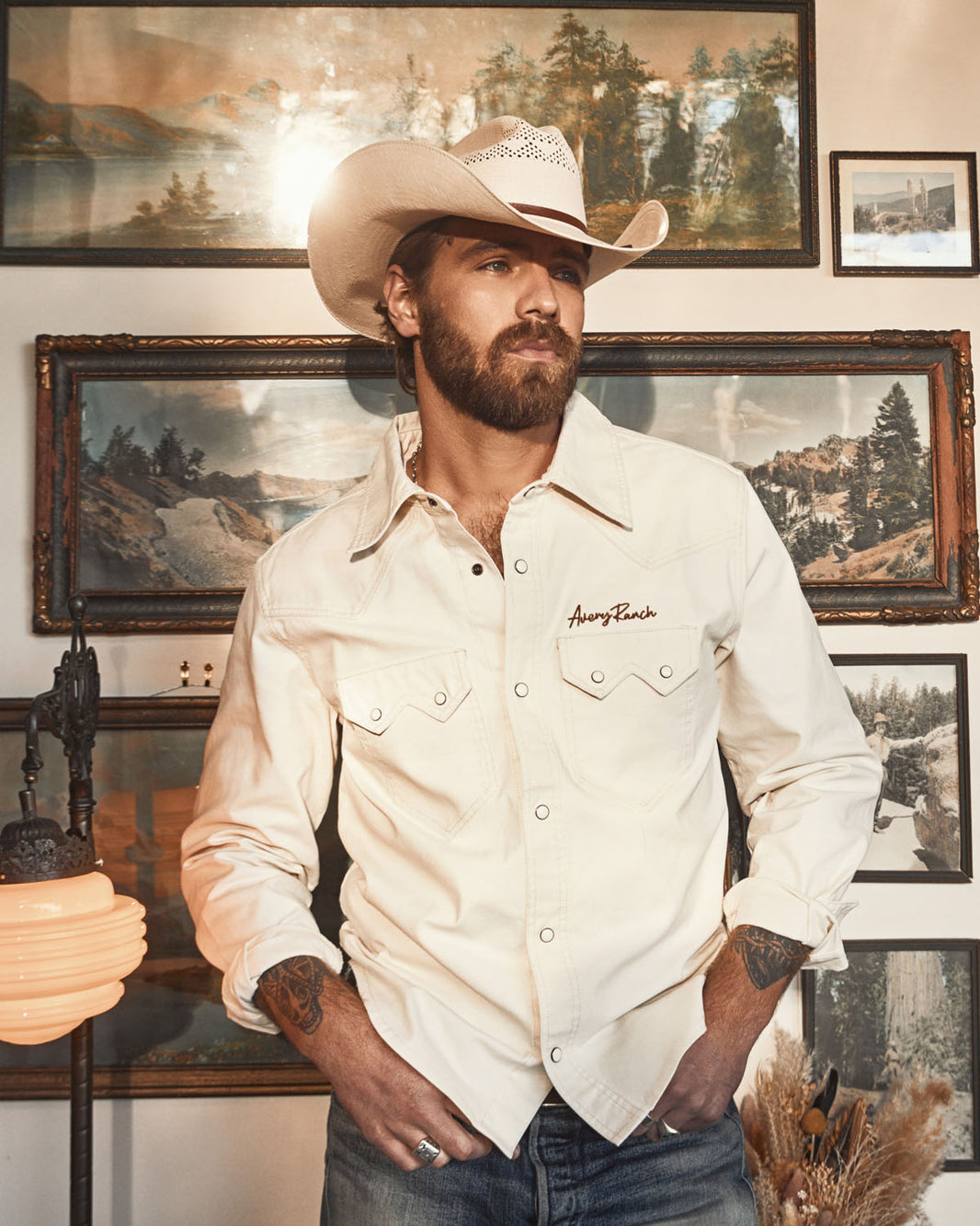 Avery Ranch X Cat Canvas Shirt