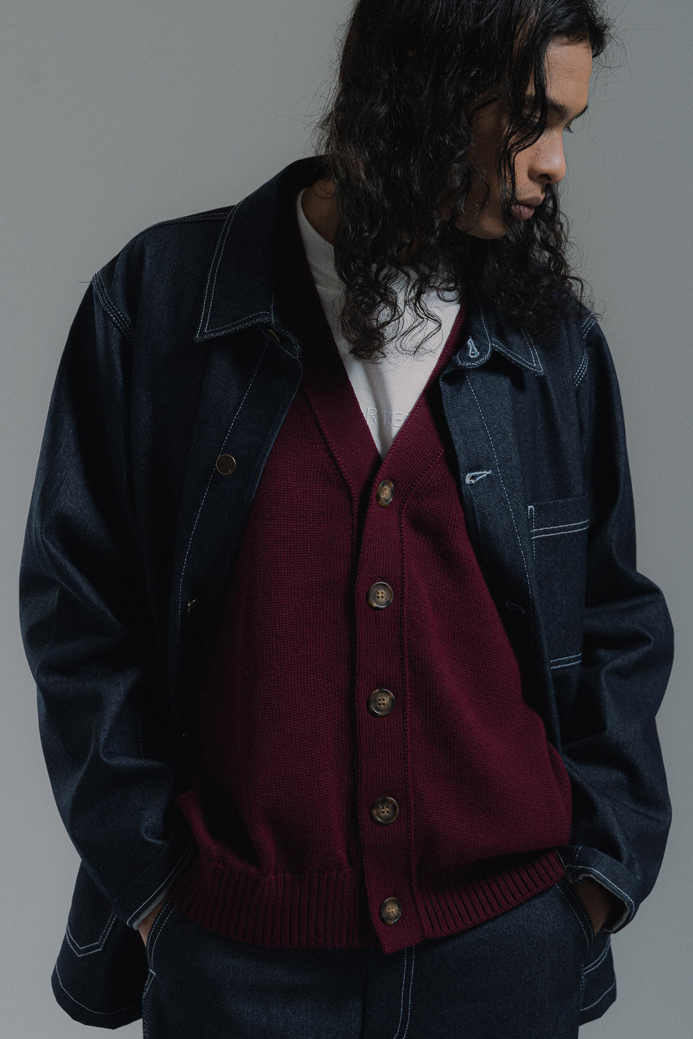 Denim Raw Overshirt