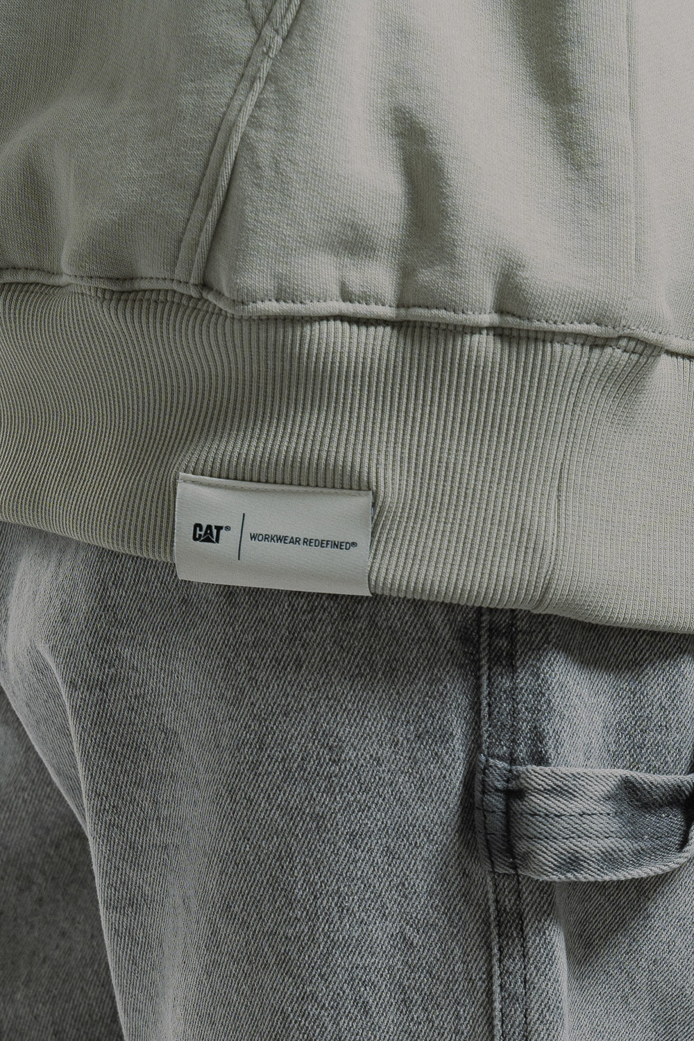 Workwear Redefined Embroidery Hoodie Fleece