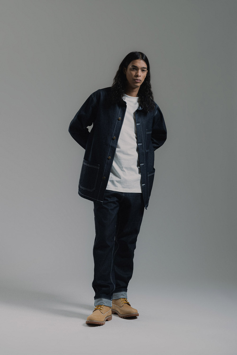 Denim Raw Overshirt