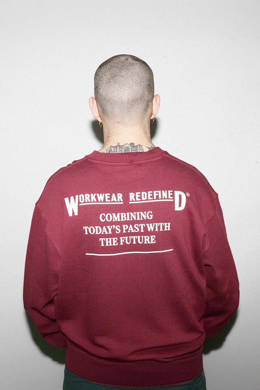 Combining Past And Future Crewneck Fleece
