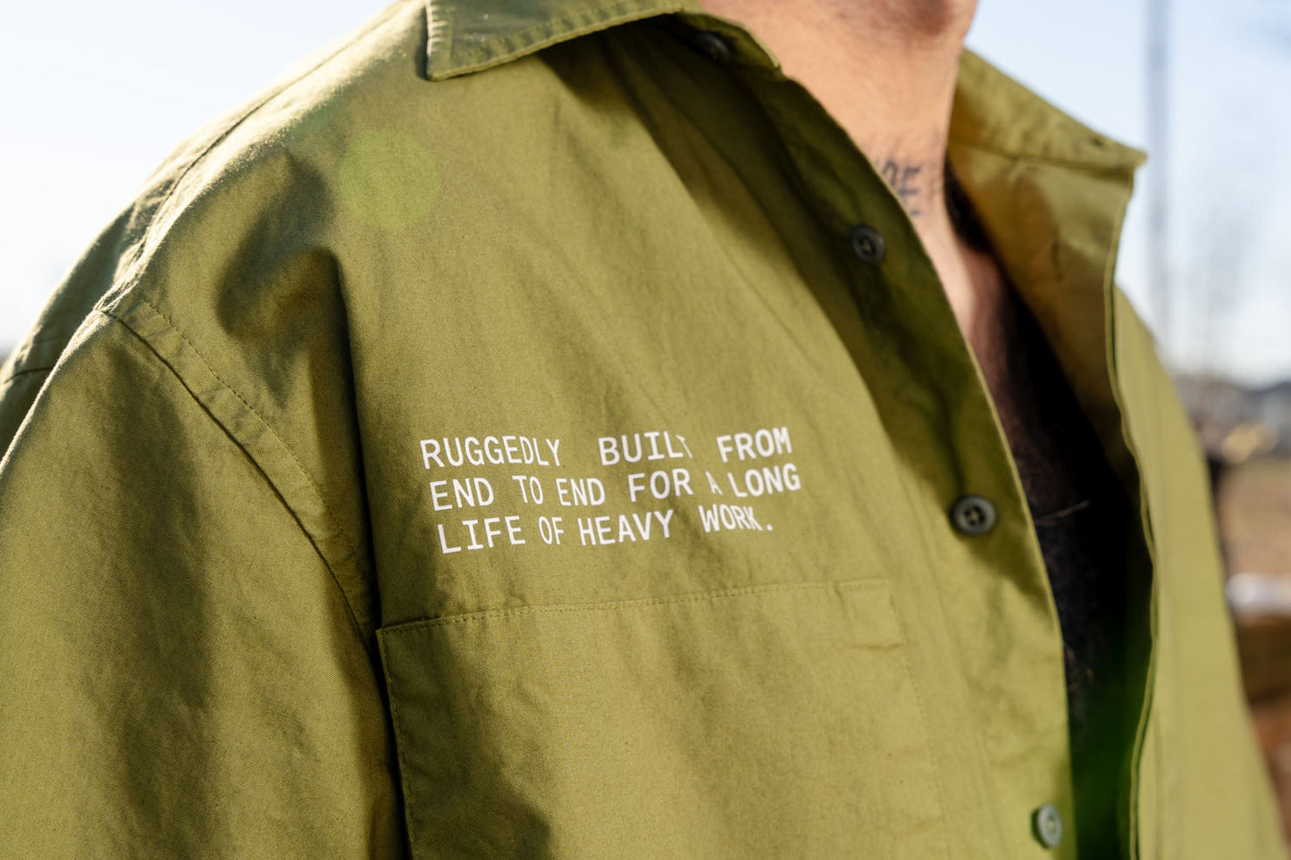 Heavy Work Big Front Pocket S/S Shirt