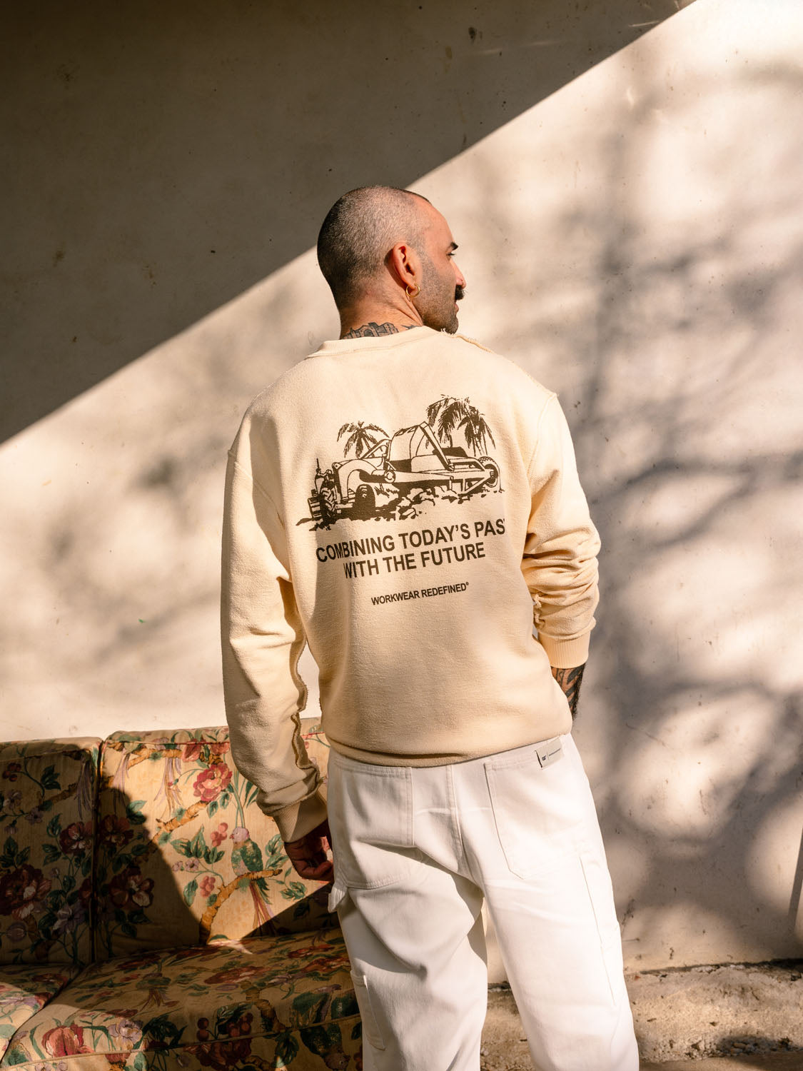 Bull Denim Painter Pant With Contrast Stitch