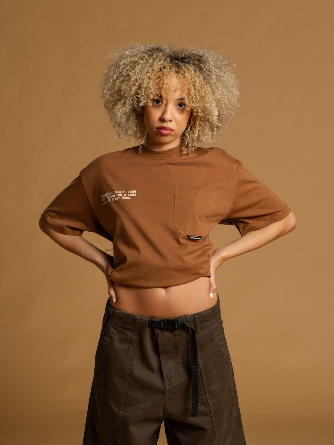 Gabardine Clip Short