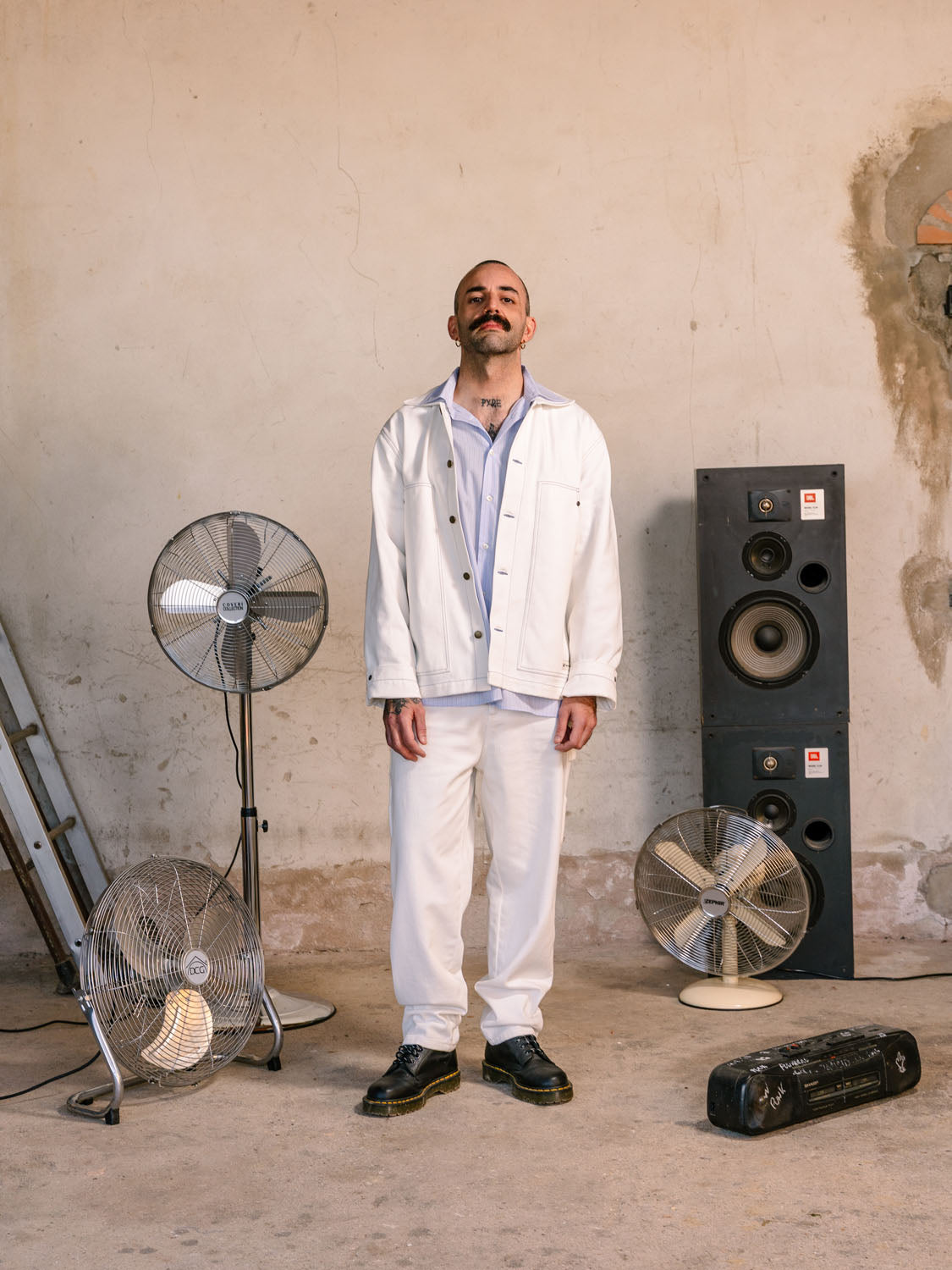 Bull Denim Painter Pant With Contrast Stitch