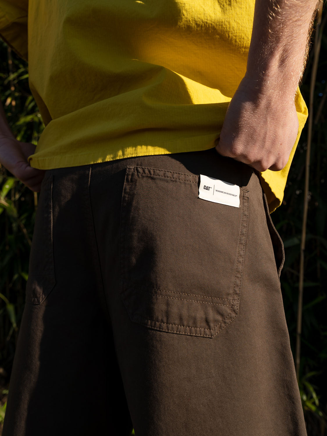 Gabardine Clip Short