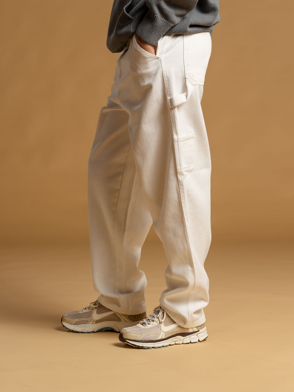 Bull Denim Painter Pant With Contrast Stitch