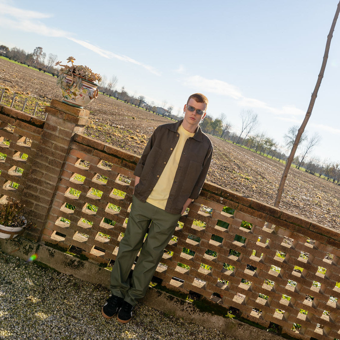 Big Pocket Gabardine Jacket