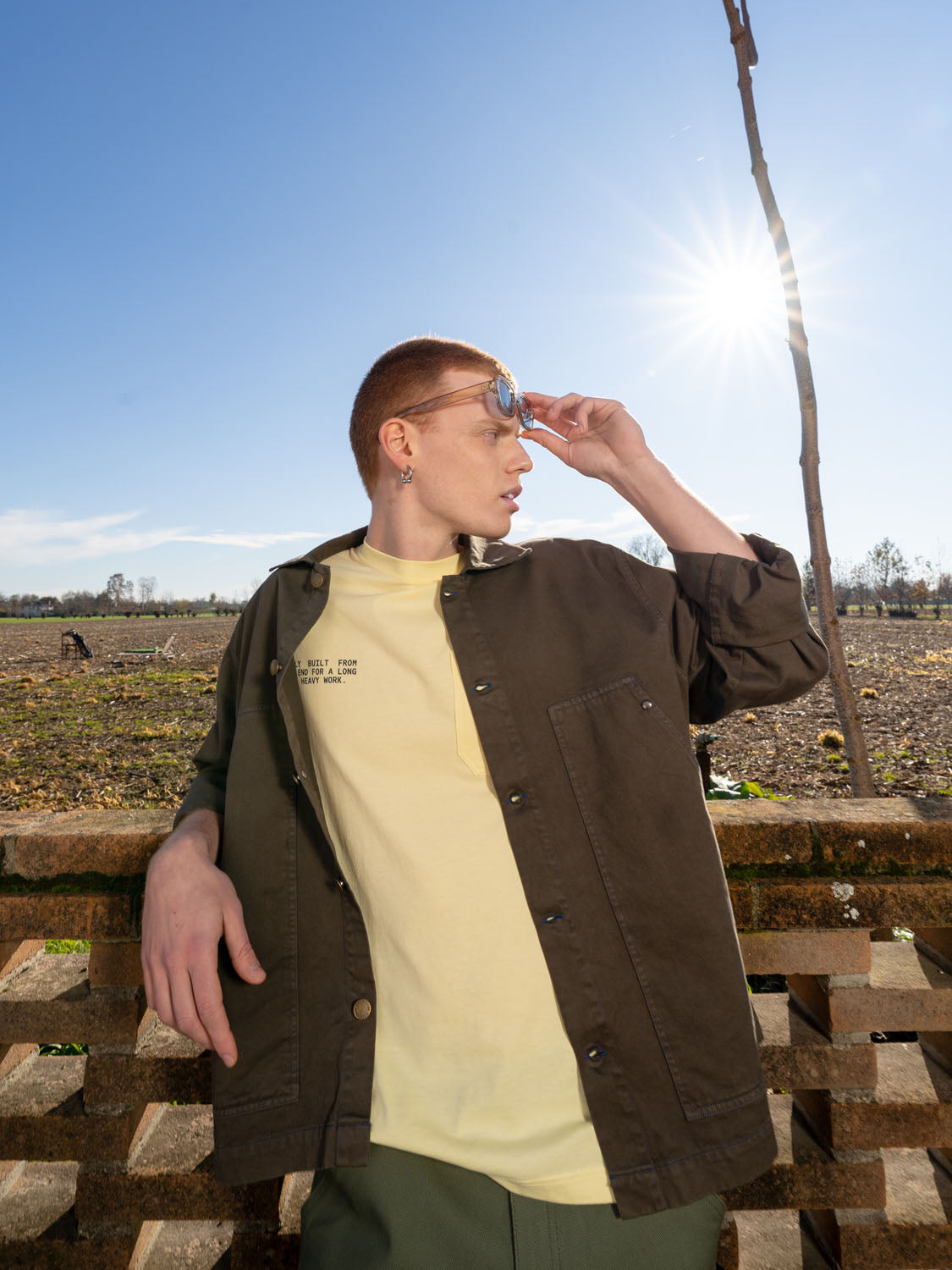 Big Pocket Gabardine Jacket