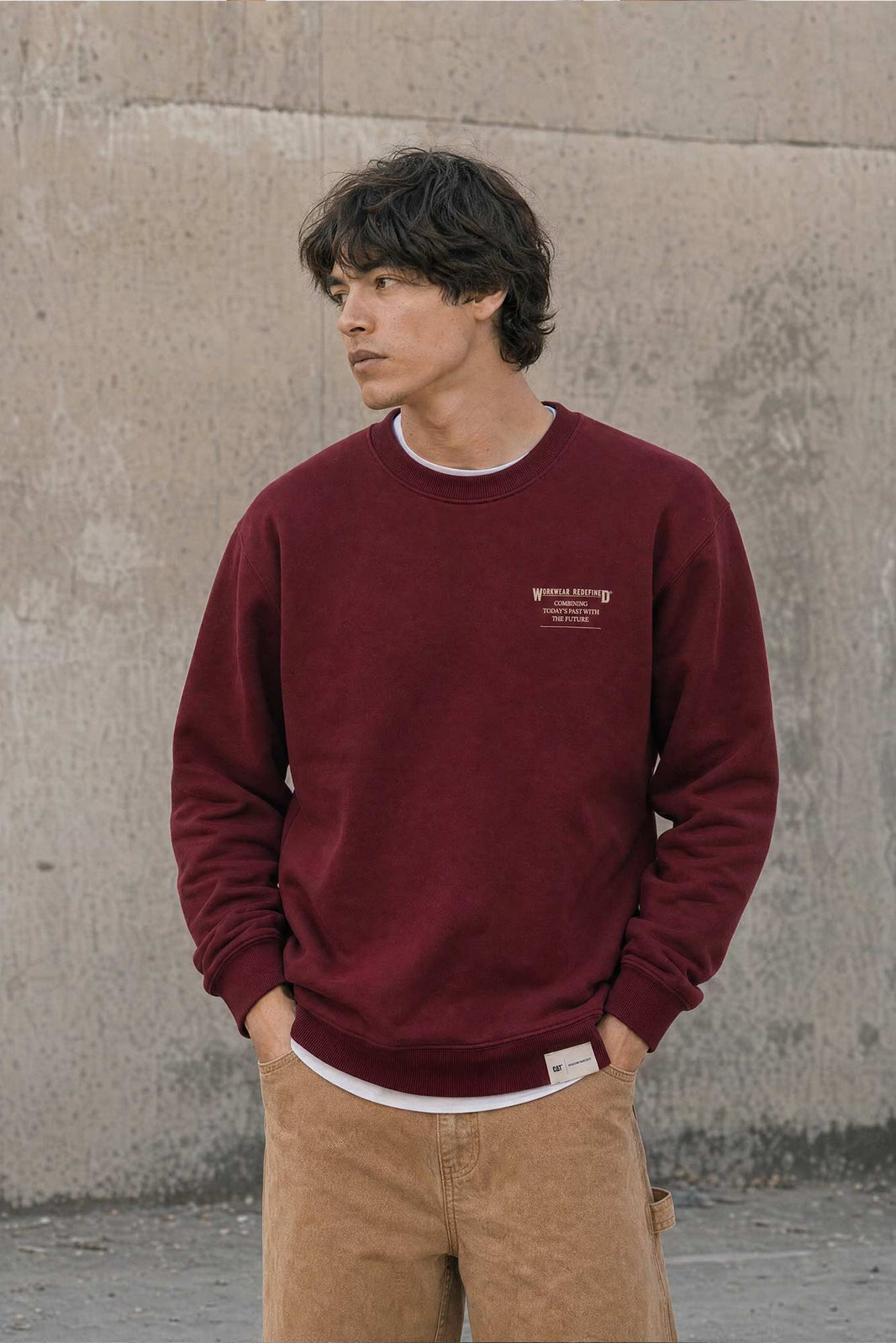 Combining Past And Future Crewneck Fleece
