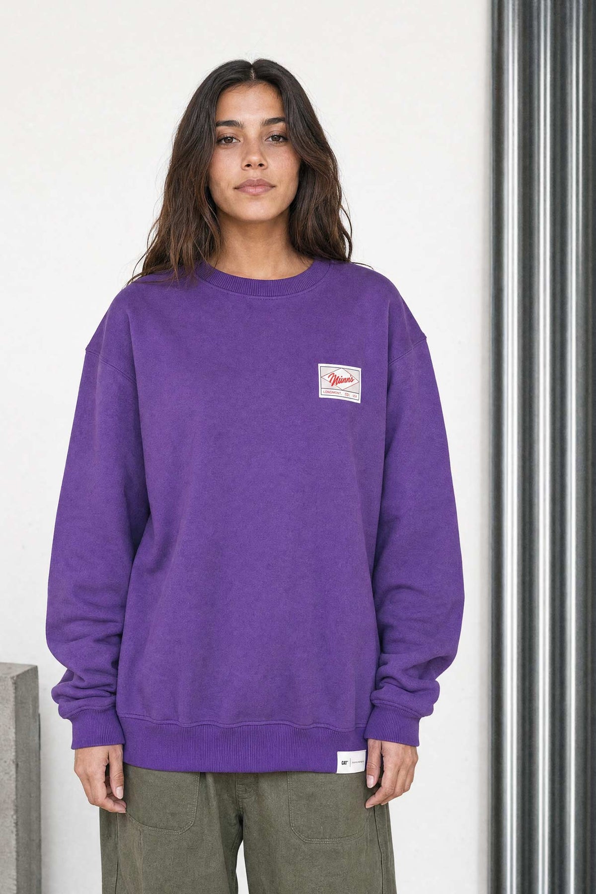 Illinois Jefferson Ave Patch Crewneck Fleece