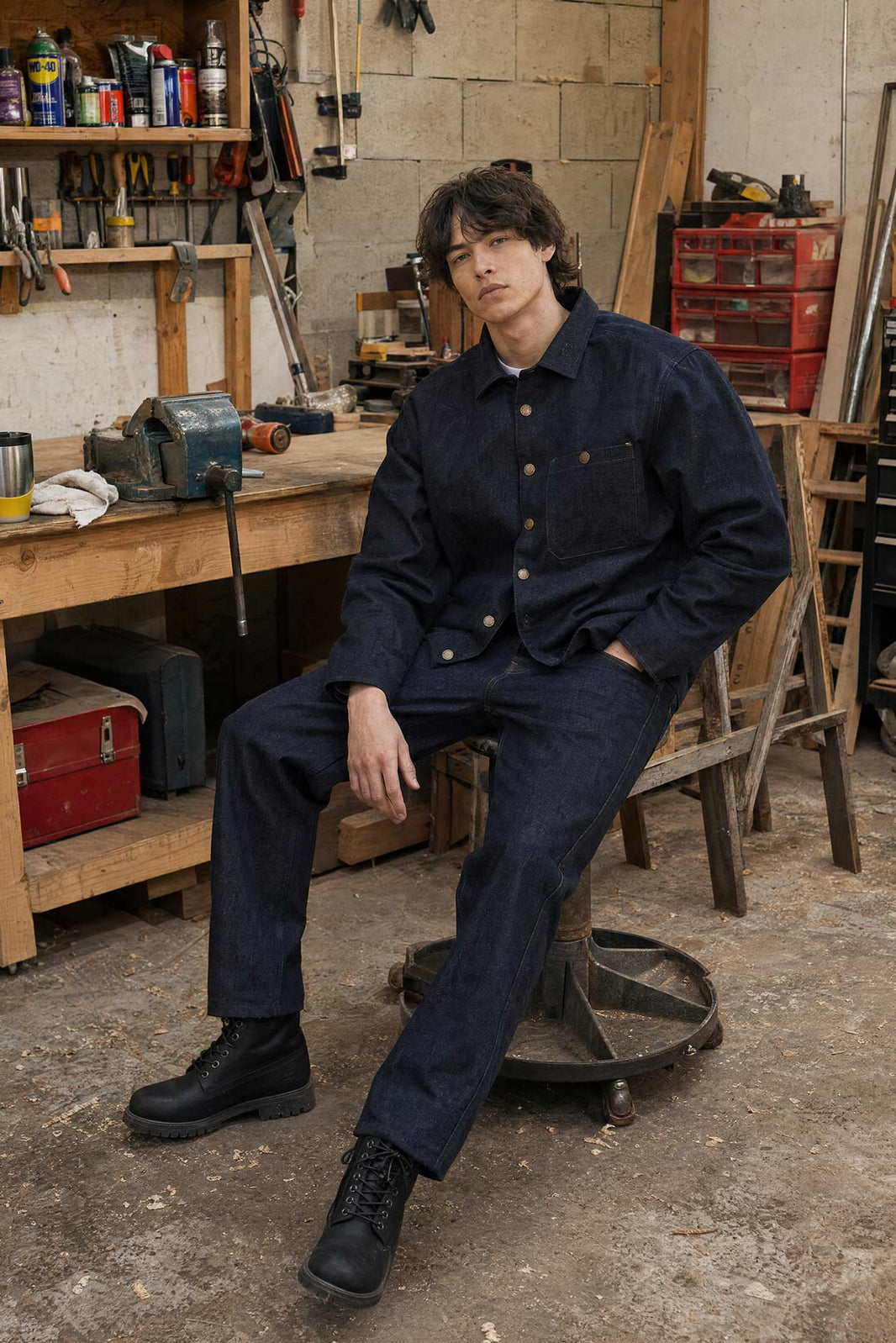 Indigo Denim Shirt